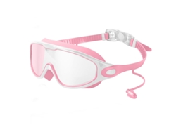 Gafas de natación antivaho 2000c - Auriculares - Rosa y blanco transparente (en caja)