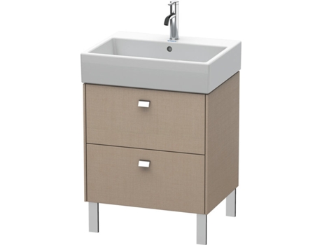 Mueble de aseo DURAVIT Brioso de 58,4 x 45,9 cm 2 extraíbles incl. hueco para sifón y delantal para lavabo Vero Air 235060
