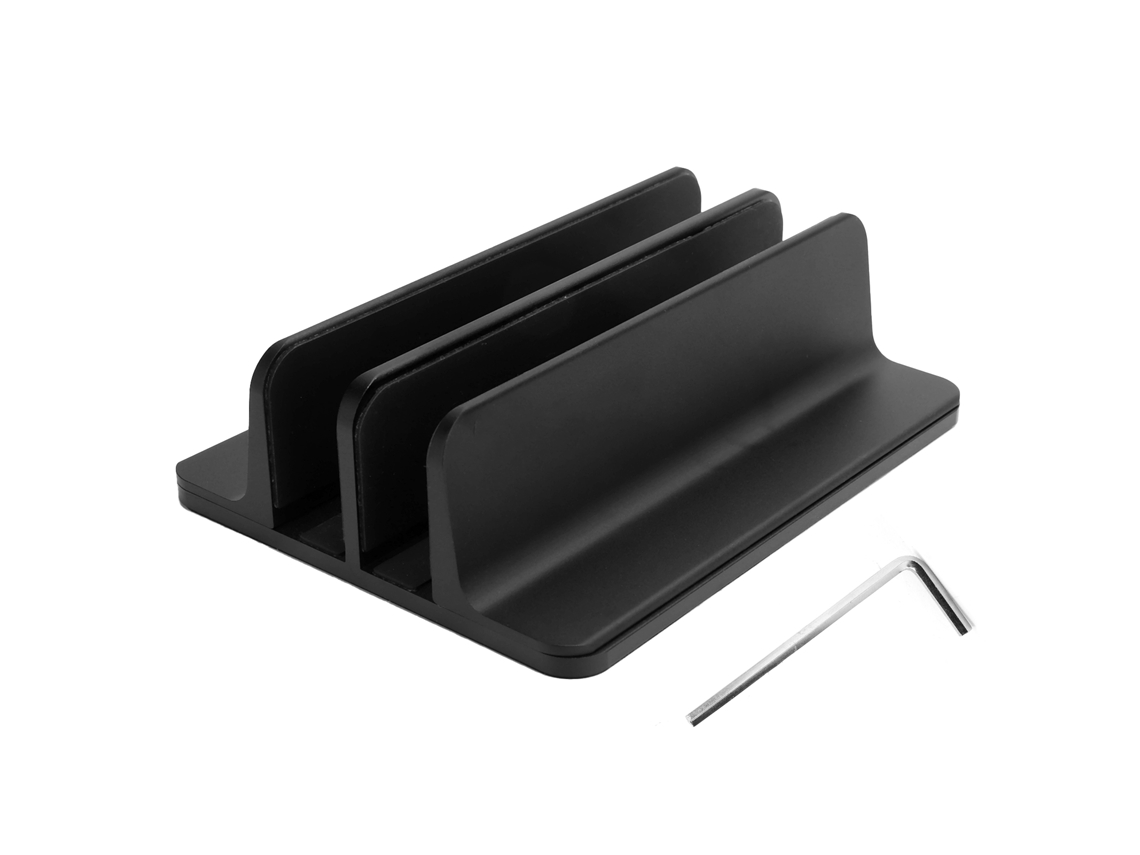 Soporte Para Portátil De Doble Almacenamiento Vertical De Aleación De Aluminio