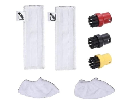 Accesorio Aspirador Compatibilidad Universal 2 Microfibra + 2 Tapa Boquilla + 3 KARCHER Sc1 Sc2 S