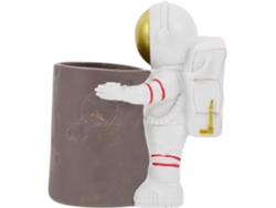 Organizador De Escritorio De Resina Con Forma De Astronauta, Portalápices Creativo Con Forma De Astronauta Y Artículos De Escritura.
