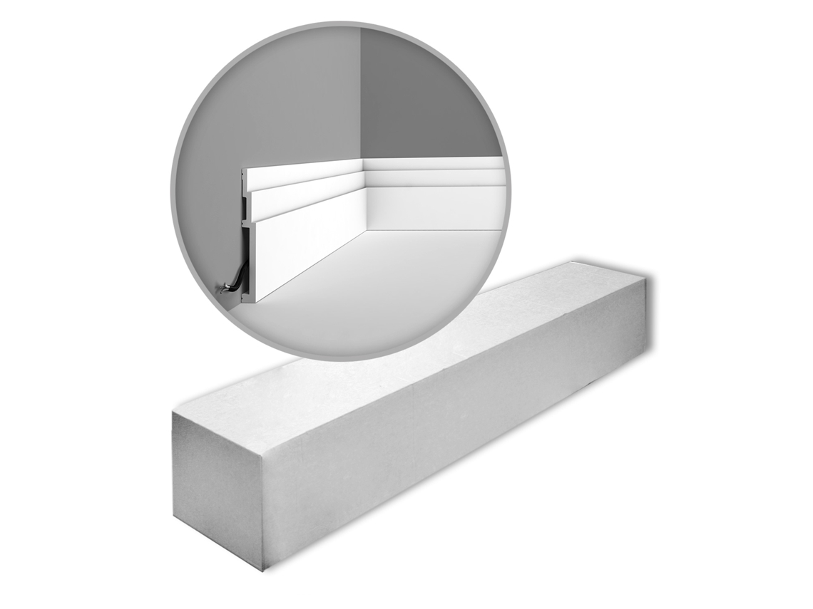 Rodapiés ORAC Decor Sx181-Box Rodapiés 8 Piezas