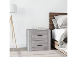 Mesita de Noche 50X39X47 Cm Sonoma Gris