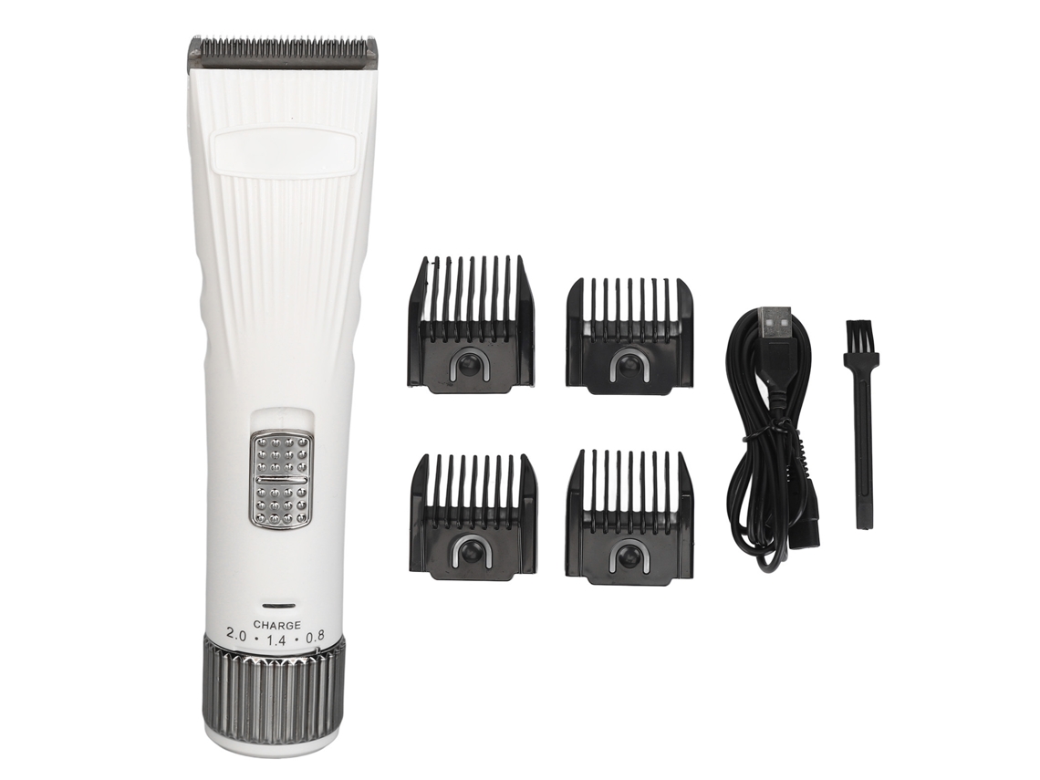 Tijera Eléctrica De Pelo Recargable Con 4 Peines Guía Para Peluquería Y Corte De Cabello