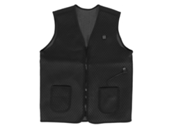 Chaleco Calefactor Usb Unisex Con 8 Zonas Y 3 Niveles De Temperatura Para Uso En Exteriores - Negro (grande)