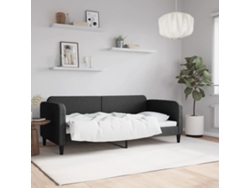Sofá Cama Individual Lovely Home Madera Tecido Negro (90x190)
