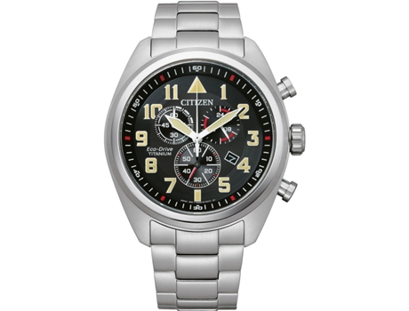Reloj para Hombre Plata Titanio Super-Titanium Eco-Drive At2480-81E CITIZEN
