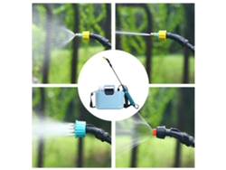 Pulverizador Eléctrico De Jardín De 5 Litros Con Varilla Telescópica Ajustable Y Modos De Pulverización Multifuncionales.