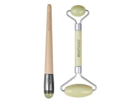 Masajeador ECOTOOLS Jade Roller Duo
