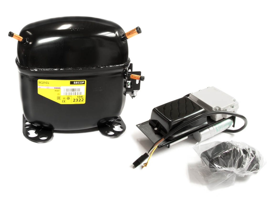 Compresor Secop Sc21cl R404a/r507 Lbp 20.95cc Para Frigorífico/congelador Cmp404df