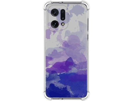 Carcasa para Oppo Find X5 5G TUMUNDOSMARTPHONE Dibujos Antigolpes Acuarela 09 Multicolor