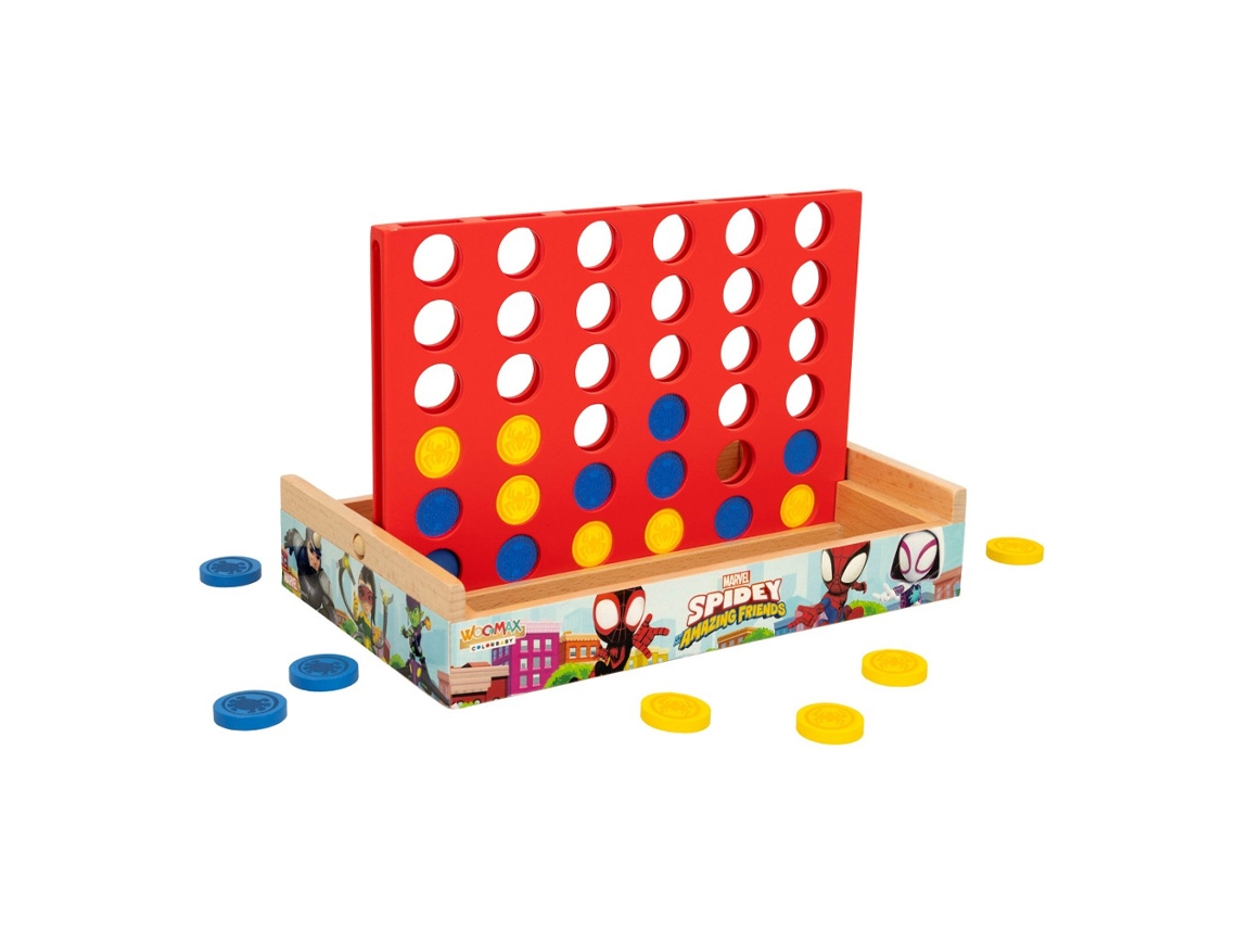 Juego de Tablero WOOMAX SPIDEY 4 en Linea (Edad Mínima: 3 Años - Dificultad: Baja)