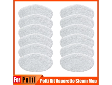 Paños de limpieza lavables para fregona, Kit Polti, Vaporetto Paeu0332, Vaporforce, repuestos de aspiradora, accesorio para fregona
