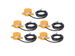5 unidades de sensor de proximidad inductivo PNP no empotrado IP65 300 mA para industria 6-36 VCC