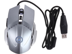 Ratón Para Juegos Con Cable, Iluminación Led, Dpi Ajustable, Silencioso Y Resistente Al Sudor.