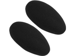 Dos almohadillas redondas de espuma para auriculares, cómodas y duraderas, Gokoco