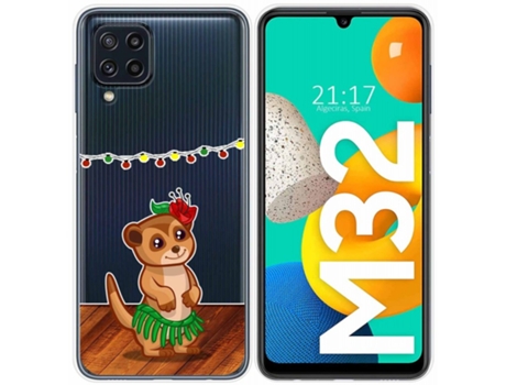 Carcasa Samsung Galaxy M32 TUMUNDOSMARTPHONE Dibujos Transparente Multicolor