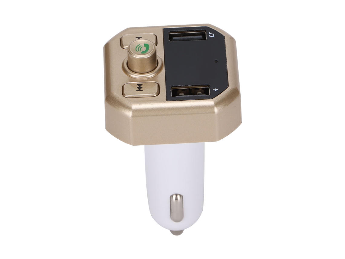 Adaptador Inalámbrico Bluetooth Fm Para Coche B9, Reproductor Mp3, Cargador Usb Dual De 12v-24v.