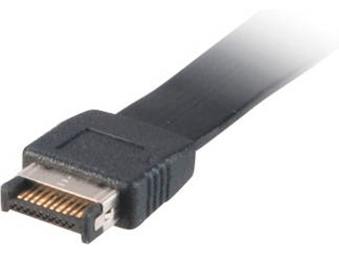 Cable USB AKASA (USB-C - USB-C - 50 cm - Negro)