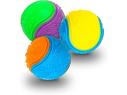 2026-3pcs Pelota Perro Scooby Doo, Juguete Interactivo De Goma Tpr Duradero, Limpieza Dental Y Ejercicio Para Cachorros