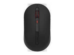 Ratón inalámbrico Miiiw 2.4G silencioso para portátil, PC y Chromebook, velocidad 800/1200/1600, luz negra o blanca dorada