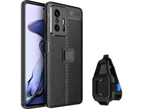 Funda Xiaomi 11T Pro Rugged Leather 2 (Negro)