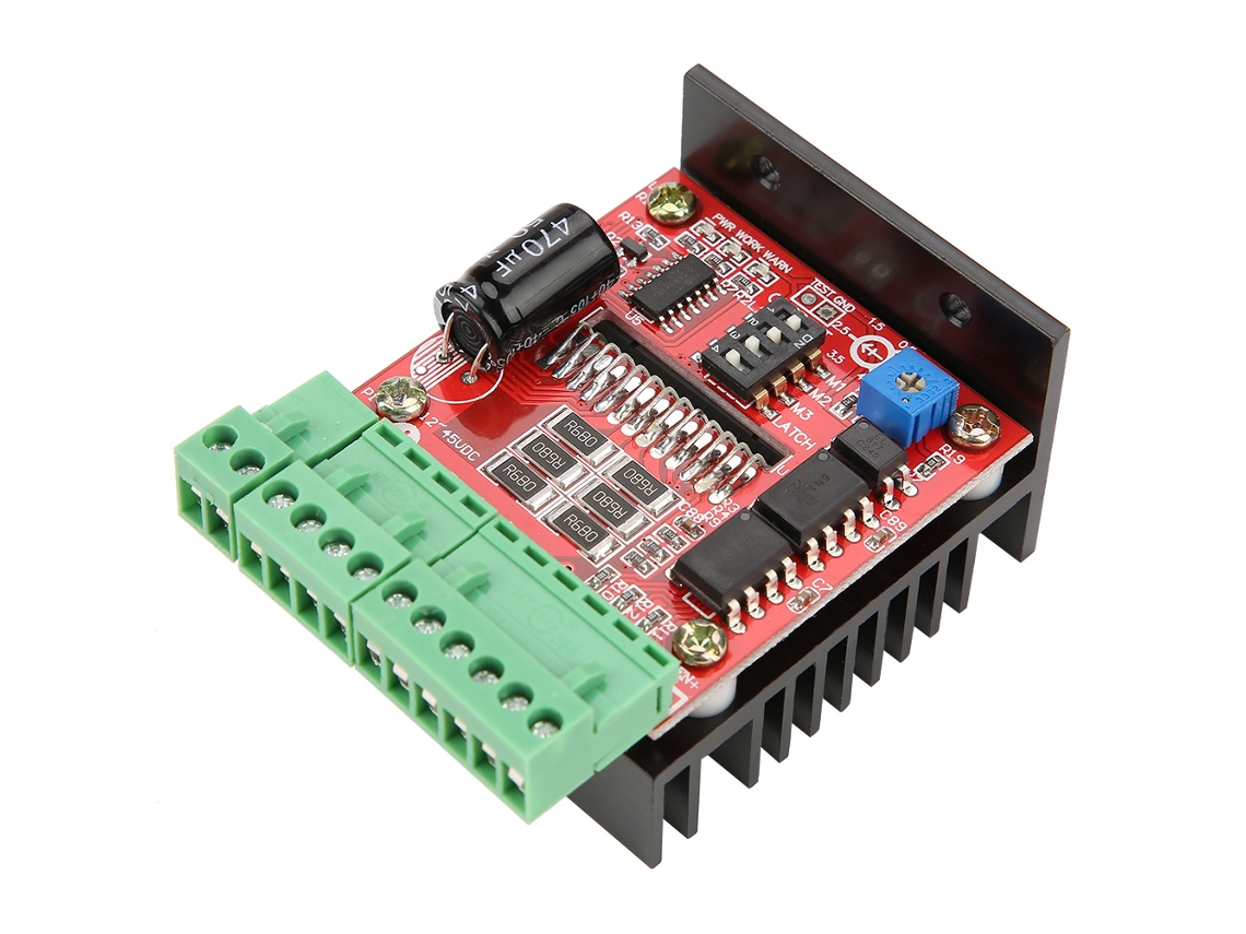Controlador De Motor Paso A Paso Tb6600 De 4 A, Bifásico Y De 16 Micropasos Para Máquina De Grabado Cnc