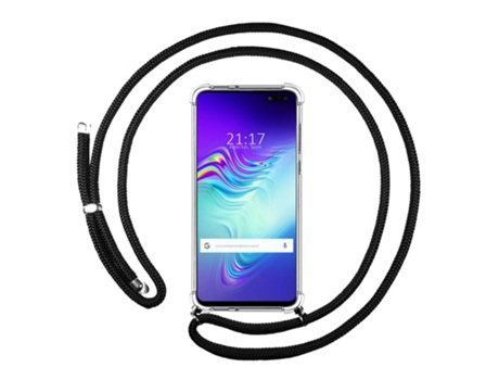 Carcasa Samsung Galaxy S10 5G TUMUNDOSMARTPHONE Colgante Negro