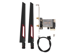 Tarjeta Wifi 6e Pcie Qcnfa765 6000mbps Con 3 Bandas Y Adaptador Bluetooth 5.2 Para Win 10 11