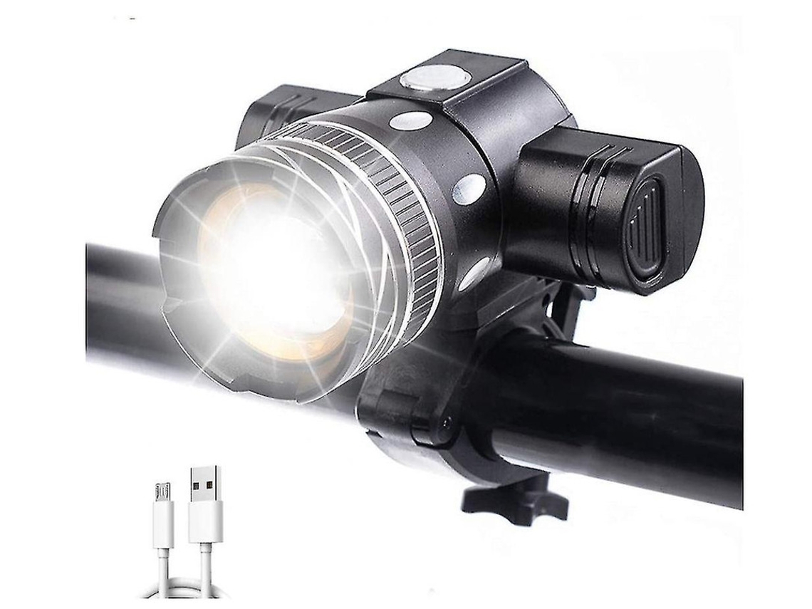 Luz delantera YIZHOOD 2000 lúmenes DES266 (negra)