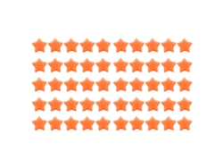 50 Cuentas Acrílicas Sueltas En Forma De Estrella Para Manualidades Y Joyería (pulseras Y Collares).