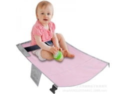 2026-4031-reposo De Pies Para Niños En Avión, Cama Portátil Para Viajes, Esenciales De Viaje Para Bebés, Reposapiés Ajustable Rosa