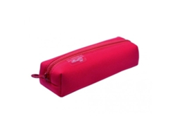 Estuche multiusos de neopreno cuadrado Colorline. Caja de oficina fucsia