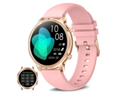 Reloj inteligente para mujer con monitor de actividad física, llamadas, monitor de ritmo cardíaco y sueño, SpO2, Bestvite Watch