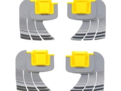 Cepillos ciclónicos para Zodiac Mx8/mx6 Elite HENTEN HOME (paquete de 8)