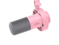 Micrófono USB de estudio XLR dinámico para juegos de podcast Fifine K688 Pink para PC