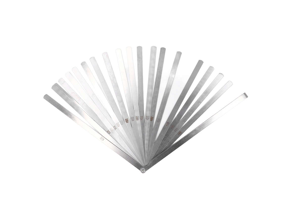 Calibrador Con 25 Hojas De Acero Inoxidable, 0,038-1,02 Mm, Escala Métrica/imperial Dual, Herramienta De Medición
