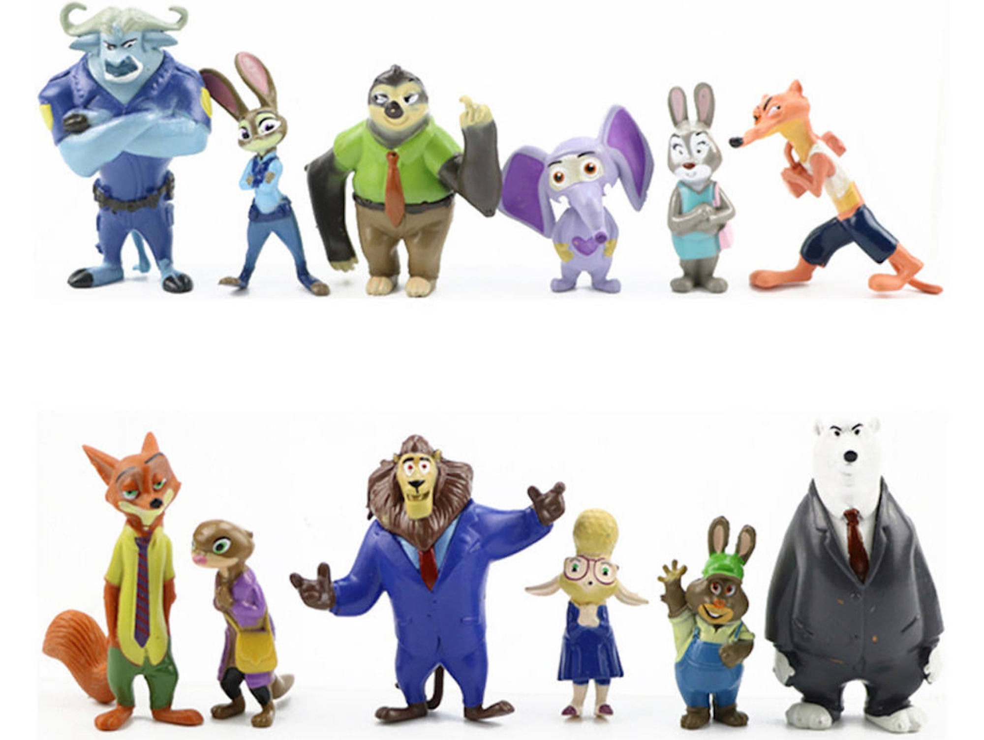Figuras EASTVAPS Zootopia/Zootropolis Judith (12 Piezas)