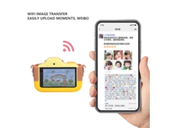Cámara infantil con pantalla táctil y pantalla grande - Regalo de cumpleaños