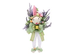 Decoración De Pared Colgante Con Forma De Conejo De Juguete Para Pascua, De Plástico Ligero, Decorativa Para El Hogar, El Jardín Y La Oficina.