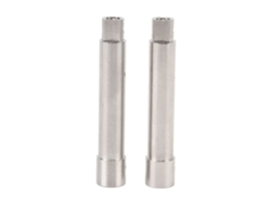 2 Tubos De Eje Trasero De Acero Inoxidable Para Piezas De Mejora Del Coche Teledirigido Scx10 Pro Rc Crawler