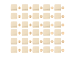 30 Juegos De Remaches Cuadrados De Aleación De Zinc De 16 Mm Para Bolsos De Cuero, Zapatos, Color Oro.
