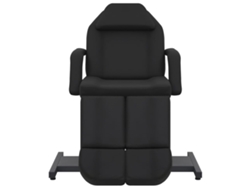 Maison Exclusive - Sillón De Salón De Belleza Cuero Sintético Negro 180x62x78 Cm