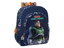 Mochila de La Escuela Buzz Lightyear Azul Marino 32 x 38 x 12 cm