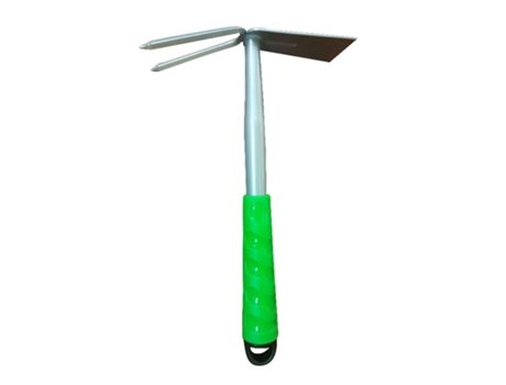 Pluvia jardin mini azuela de mano con 2 puas con mango a12