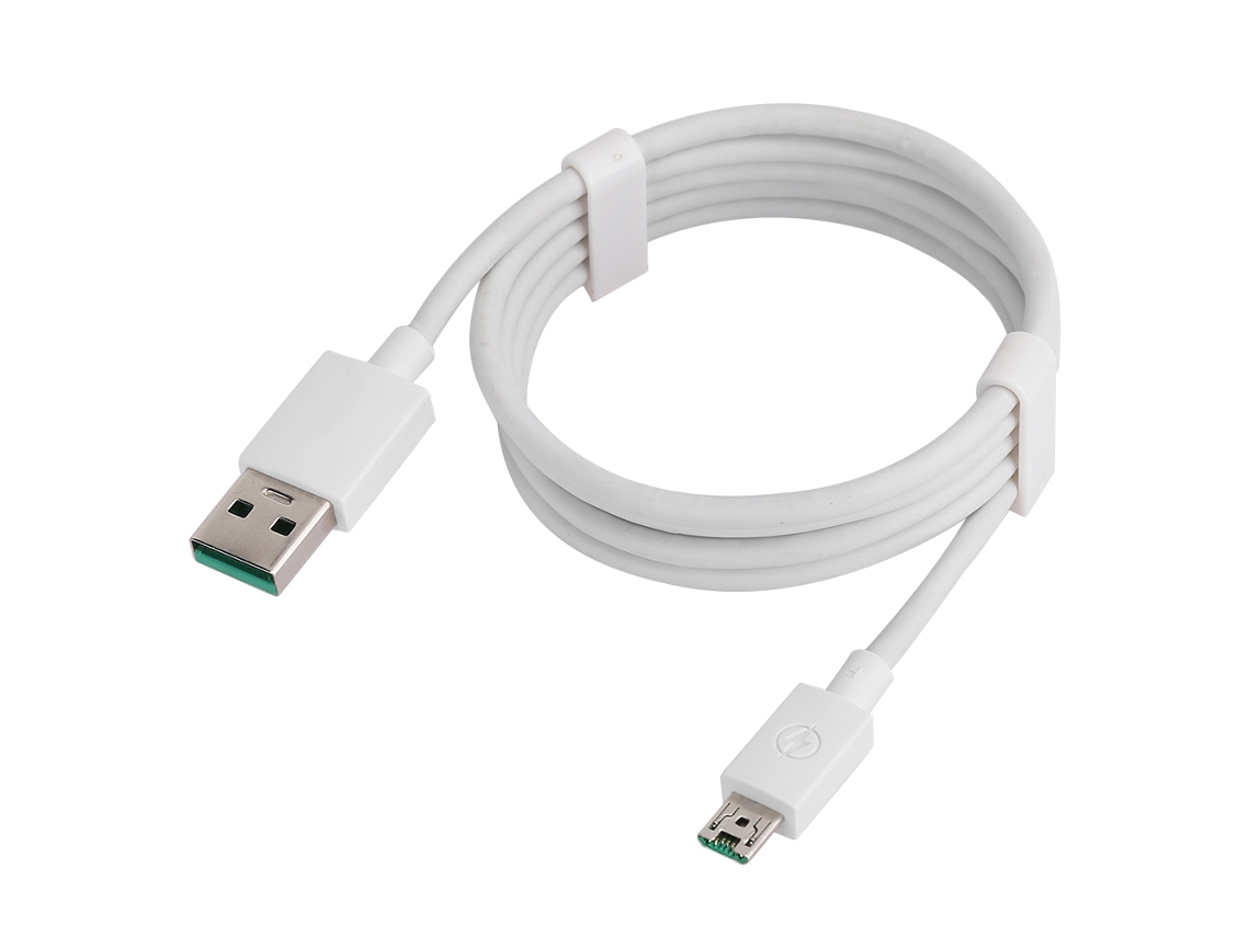 Cable De Datos Microusb 5a De Carga Rápida Y Transferencia De Datos Universal Para Teléfonos Android Huawei Blanco Tpe 1m Cable De Datos De Plástico Resistente A Roturas