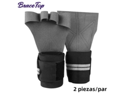 (gris M) 1 Par De Guantes De Entrenamiento Para Levantamiento De Pesas, Fitness, Culturismo, Gimnasia, Guantes De Mano Y Muñeca