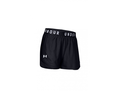 Pantalones Cortos para Mujer UNDER ARMOUR (M - Poliéster - Negro)