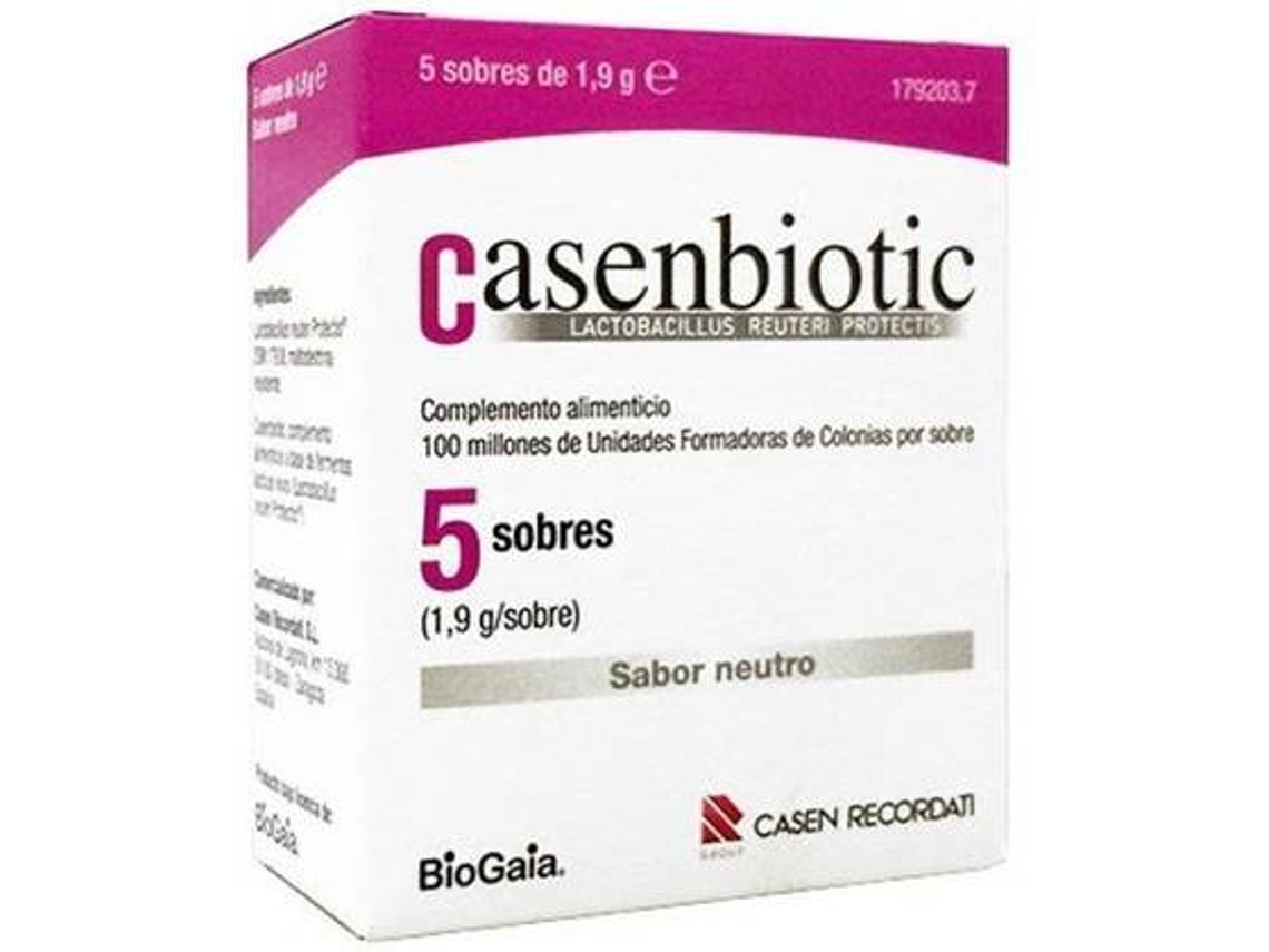 Complemento Alimentar CASEN FLEET Casenbiotic (5 carteiras de 4g)