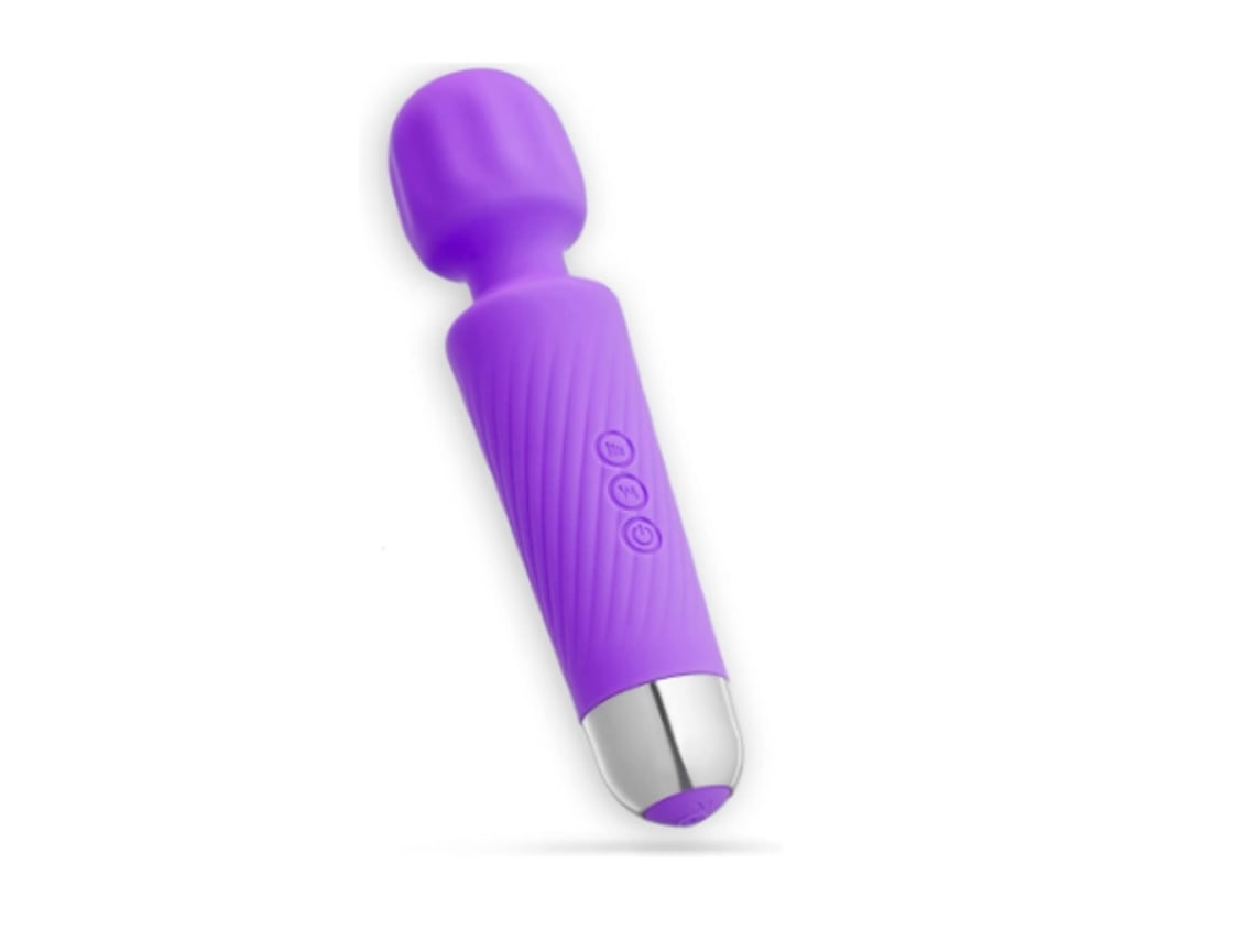 Masajeador Personal Para Mujeres – Masajeador Corporal Con 20 Modos De Vibración Y 8 Velocidades – Purple Ushion